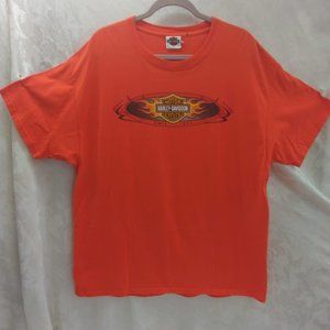 Size XL Harley-Davidson Orange Tee